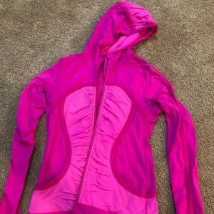 Hot Pink Lululemon Hooded Jacket